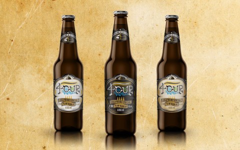 Cerveja 4our, rótulo e identidade