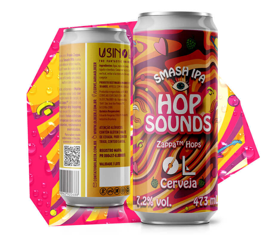 ØL Beer: embalagens USINØL - Hop Sounds